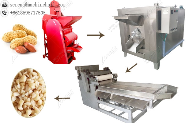 Peanut Chopping Machine|Groundnut Chopper Cutting Line Manufacturer