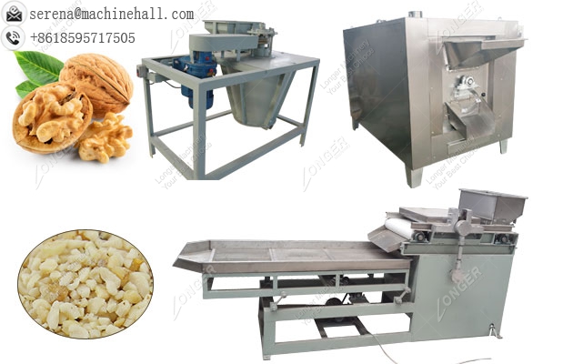 Walnut Chopping Dicing Machine|Chopped Macadamia Nut Making Equipment