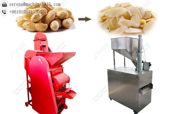 Automatic Peanut Slices Making Line|Groundnut Kernel Slice Cutting Machine Manufacturer