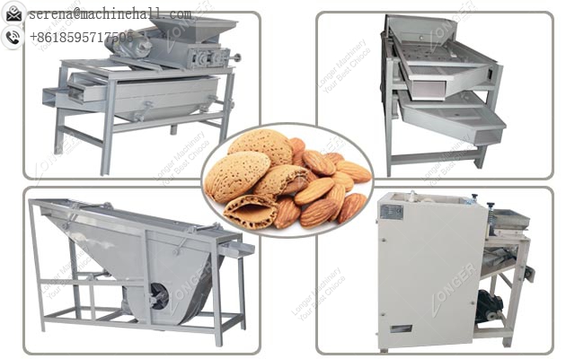 Almond Shelling and Peeling Machine|Apricot Processing Equipment Line Price