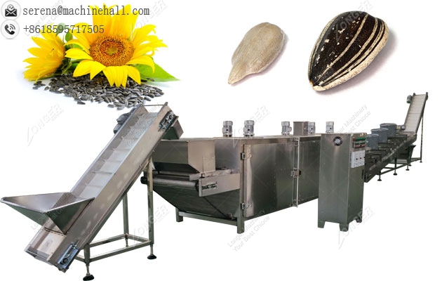 Sunflower Seed Roasting Machine Line