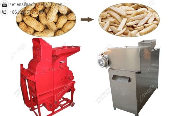 Peanut Strips Making Line|Pistachios Nut Strip Cutter Machine Stainless Steel