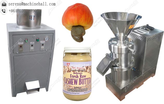 Cashew Nuts Butter Production Line|Nut Roasting Grinding Machine Manufacturer
