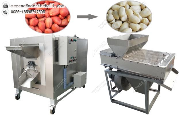 Peanut Peeling Process