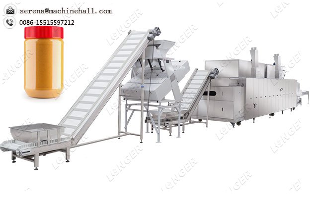 500 KG/H Peanut Butter Processing Equipment Plant