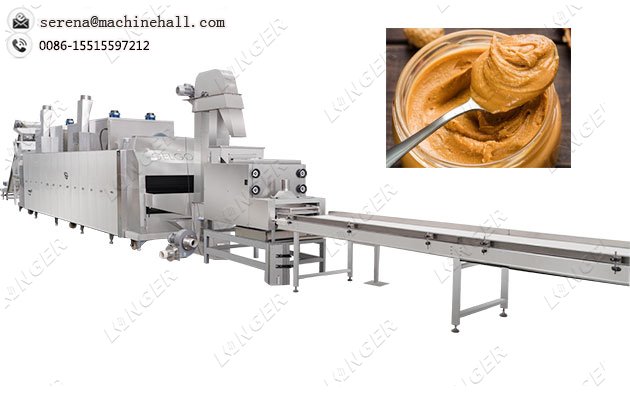 500 KG/H Peanut Butter Processing Equipment Plant