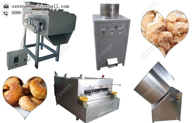 Cashew Nut Sugar Coating Line|Honey Coated Nuts Making Machine